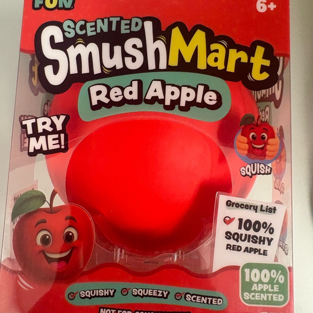 Crazy Fun Scented SmushMart Red Apple and Banana Squishy ONE OF EACH - Picture 2 of 6